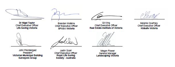 Stakeholder signatures