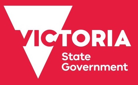 Victoria State Government logo red